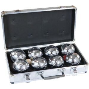 PETANKĖS RUTULIAI 8VNT. - BOULE PETANQUE ALIUMININIS LAGAMINAS ENERO 1003825