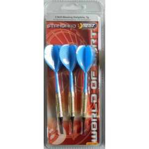 PLASTIKINĖS SMIGINIO STRĖLYTĖS DART 3VNT SAUGIOS MĖLYNOS BEST SPORTING 1050195 - Image 2