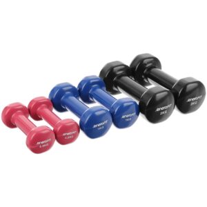 VDB HANTELIŲ RINKINYS 7KG SU STOVU ENERO FIT 1052687 - Image 2
