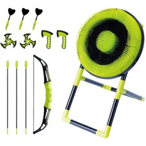 4-IN-1 ŽAIDIMŲ RINKINYS SMIGINIS LANKAS KIRVUKAS ŠURIKENAS 1066783 - Image 3