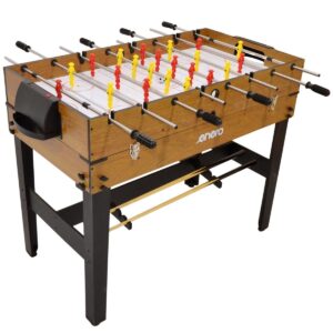 3-IN-1 ŽAIDIMŲ STALAS WOODEN STALO FUTBOLAS BILIARDAS ORO RITULYS 121x61x81CM 1056036 - Image 7