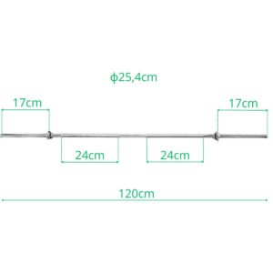TIESUS GRYFAS 120 CM ENERO FIT FI25,4 337309 - Image 3