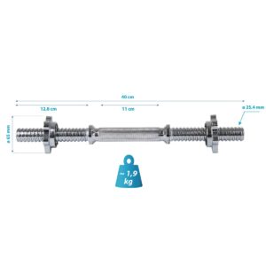 TRUMPAS GRYFAS 40 CM + ENERO FIT SPAUSTUKAI fi25,4 MM 337095 - Image 7