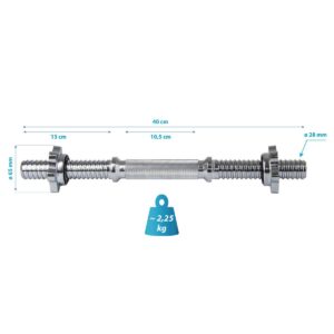 TRUMPAS GRYFAS 40 CM + SPAUSTUKAI ENERO FIT fi28 MM 1039893 - Image 5