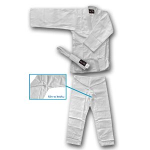 KIMONO ENERO JUDO AIKIDO 140CM BALTAS 1020525 - Image 2