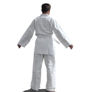 KIMONO ENERO JUDO AIKIDO 150CM BALTAS 1020532 - Image 4