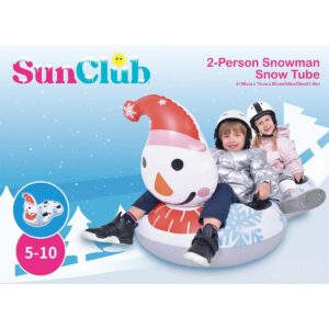 PRIPUČIAMOS ROGUTĖS 2 VIETŲ SNOWMAN 138x74x80CM 685320 - Image 6