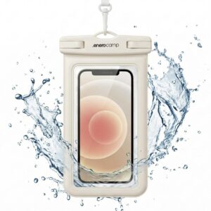 VANDENIUI ATSPARUS DĖKLAS TELEFONUI 12X22,5CM PVC ENERO CAMP KREMINIS 1077574