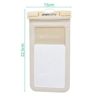 VANDENIUI ATSPARUS DĖKLAS TELEFONUI 12X22,5CM PVC ENERO CAMP KREMINIS 1077574 - Image 6