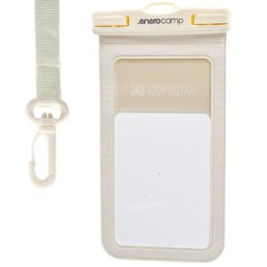 VANDENIUI ATSPARUS DĖKLAS TELEFONUI 12X22,5CM PVC ENERO CAMP KREMINIS 1077574 - Image 8