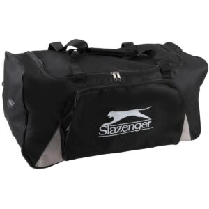 SPORTO KREPŠYS KELIONINIS SU RATUKAIS JUODAS SLAZENGER 1060576