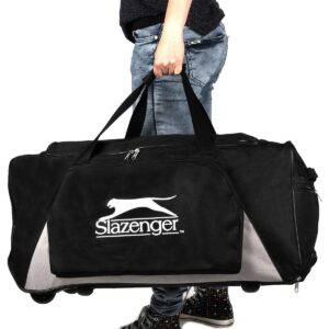 SPORTO KREPŠYS KELIONINIS SU RATUKAIS JUODAS SLAZENGER 1060576 - Image 2