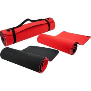 TPE MANKŠTOS KILIMĖLIS ORANŽINIS-JUODAS SU ANGOMIS 173x61x1CM PURE 2 IMPROVE 7016713
