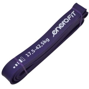 GUMINĖ PASIPRIEŠINIMO JUOSTA POWER BAND 17,5-42,5KG VIOLETINĖ ENERO FIT 1003801 - Image 4