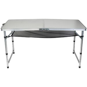 SULANKSTOMAS TURISTINIS STALAS KEMPINGUI 120x60x70/62/55CM 4 KĖDĖS IR LENTYNA 1001593 - Image 4