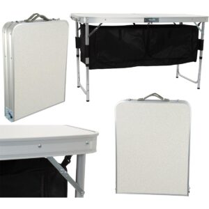 SULANKSTOMAS TURISTINIS KEMPINGO STALAS 120x47x70/62/54CM SU SPINTELĖ 33X30X36CM 1031934