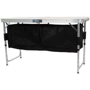 SULANKSTOMAS TURISTINIS KEMPINGO STALAS 120x47x70/62/54CM SU SPINTELĖ 33X30X36CM 1031934 - Image 2
