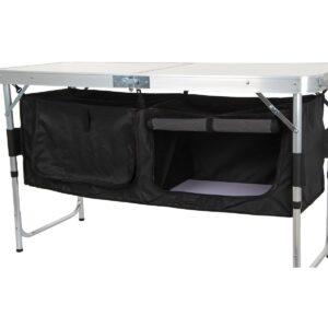SULANKSTOMAS TURISTINIS KEMPINGO STALAS 120x47x70/62/54CM SU SPINTELĖ 33X30X36CM 1031934 - Image 5