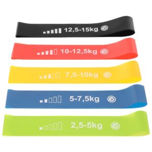 SPORTINIŲ GUMŲ RINKINYS FITNESS CROSSFIT MINI BAND 5V1 ENERO FIT 1028842 - Image 4