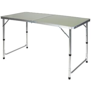 SULANKSTOMAS TURISTINIS STALAS KEMPINGUI 120X60X70/62/55CM ŽALIAS 1047379