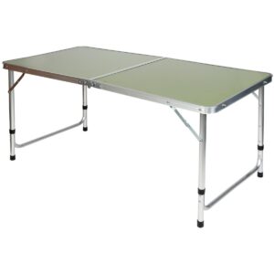 SULANKSTOMAS TURISTINIS STALAS KEMPINGUI 120X60X70/62/55CM ŽALIAS 1047379 - Image 3