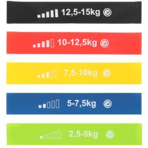 SPORTINIŲ GUMŲ RINKINYS FITNESS CROSSFIT MINI BAND 5V1 ENERO FIT 1028842 - Image 5
