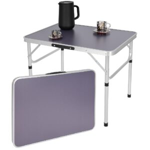 SULANKSTOMAS TURISTINIS STALAS KEMPINGUI 75X55X25-59CM PILKAS 1055275