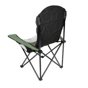 SULANKSTOMA TURISTINĖ KĖDĖ LUX 60X60X105CM ŽALIA-JUODA 1032511 - Image 4