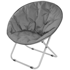 STOVYKLAVIMO KĖDĖ MOON 82x68x79CM TAMSIAI PILKA ENERO CAMP 1055572 - Image 4