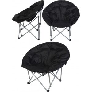 SULANKSTOMA TURISTINĖ KĖDĖ TRIP 83x80x40CM JUODA 1055756