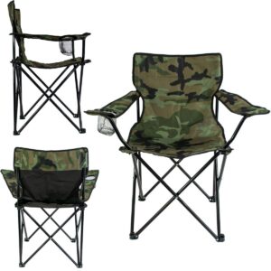 SULANKSTOMA TURISTINĖ KĖDĖ 50X50X80CM CAMUFLAGE 1064987 - Image 3