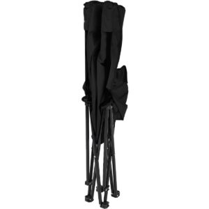 SULANKSTOMA TURISTINĖ KĖDĖ 46X46X90CM JUODA 1065472 - Image 9