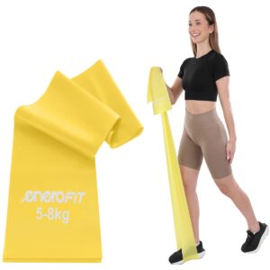 PILATESO TRENIRUOČIŲ JUOSTA 2000x150x0,25MM 5-8KG GELTONA 1048369