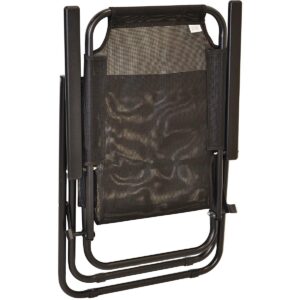 SULANKSTOMA TURISTINĖ KĖDĖ SU PORANKIAIS 61x66x65-108CM JUODA 1065519 - Image 5