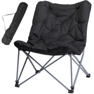 KEMPINGO KĖDĖ HIGH DELUXE SU PAGALVE ANTRACITO SPALVOS REDCLIFFS 838641
