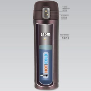 TERMOSINIS PUODELIS COLLECTION 450 ML MAESTRO BROWN 149533 - Image 8