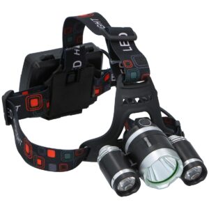 TURISTINIS PROŽEKTORIUS ANT GALVOS DELUXE 1 LED IR 2 COB GRUNDIG 140223