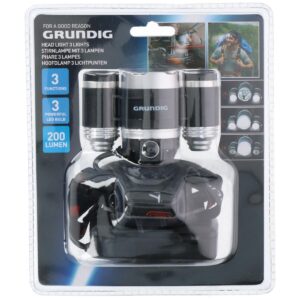 TURISTINIS PROŽEKTORIUS ANT GALVOS DELUXE 1 LED IR 2 COB GRUNDIG 140223 - Image 8