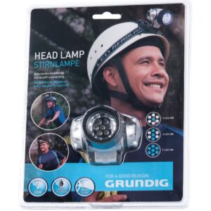 TURISTINIS ŽIBINTUVĖLIS ANT GALVOS 7 LED GRUNDIG 386928