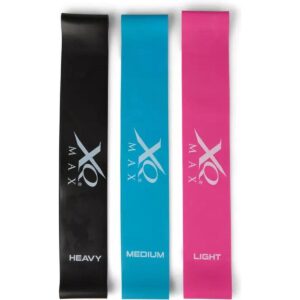 3 TAMPRIŲ JUOSTŲ RINKINYS TRENIRUOTĖMS STRETCH BAND XQMAX 7064967 - Image 2