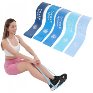 SPORTINIŲ GUMŲ RINKINYS FITNESS CROSSFIT MINI BLUE BAND 5VNT. ENERO FIT 1058399