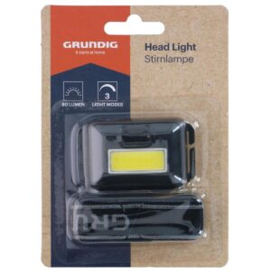 GRUNDIG LED COB TURISTINIS ŽIBINTUVĖLIS ANT GALVOS JUODAS 1082875 - Image 3
