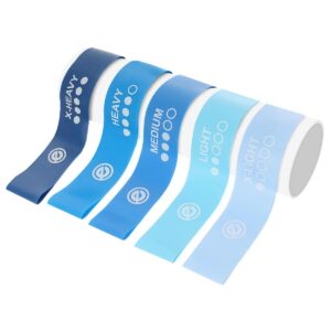 SPORTINIŲ GUMŲ RINKINYS FITNESS CROSSFIT MINI BLUE BAND 5VNT. ENERO FIT 1058399 - Image 6