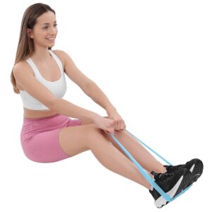 SPORTINIŲ GUMŲ RINKINYS FITNESS CROSSFIT MINI BLUE BAND 5VNT. ENERO FIT 1058399 - Image 9
