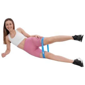 SPORTINIŲ GUMŲ RINKINYS FITNESS CROSSFIT MINI BLUE BAND 5VNT. ENERO FIT 1058399 - Image 10