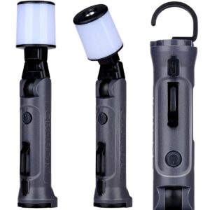 TURISTINIS ŽIBINTĖLIS SU PASUKAMA GALVUTE IR MAGNETU LED USB 1200mAh GRUNDIG 587929
