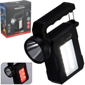 STOVYKLAVIMO ŽIBINTUVĖLIS LEMPA ĮKROVIMAS USB SOLAR IP 44 REDCLIFFS 718189