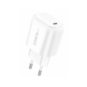 Foneng laidinis įkroviklis EU40 - Type C - PD 25W 3A with Type C to Type C cable baltos spalvos - Image 2