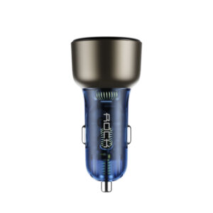 Rock Car charger H16  - USB + Type C - 72W 5A blue - Image 2