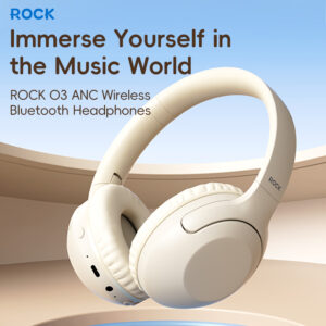 Rock Headphones O3 ANC bluetooth beige - Image 3